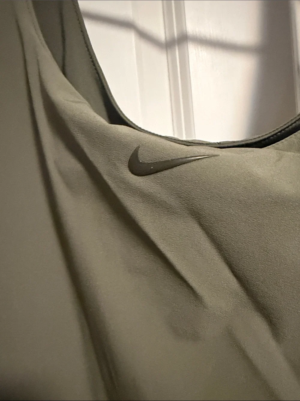 Nike Olive Scoop-Neck Tank Dress w/ Shorts